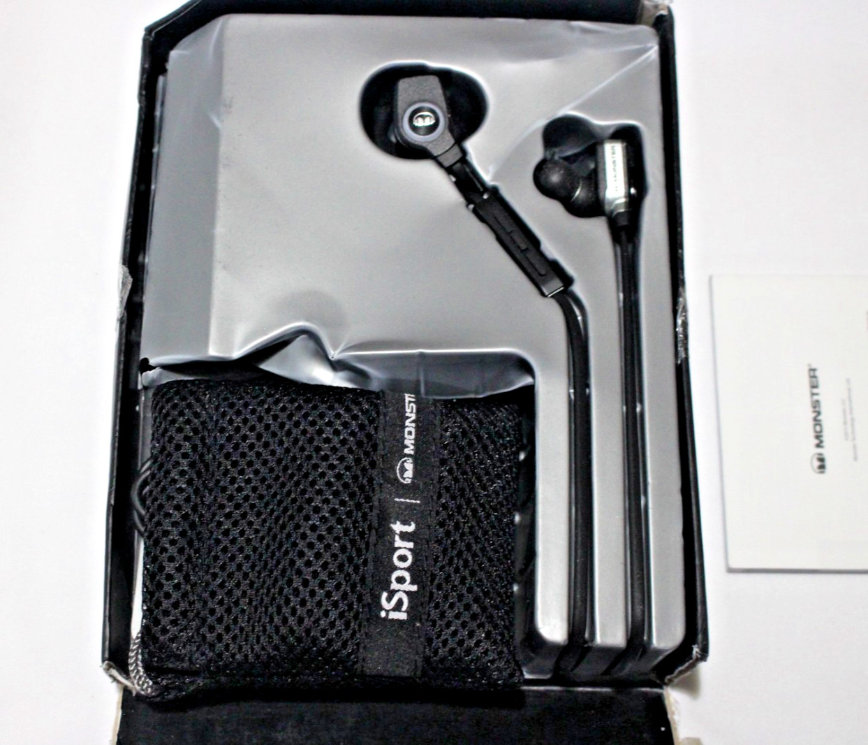 MONSTER ISPORT WIRELESS SUPERSLIM HIGH PERFORMANCE SPORT AUDIO BLUETOOTH