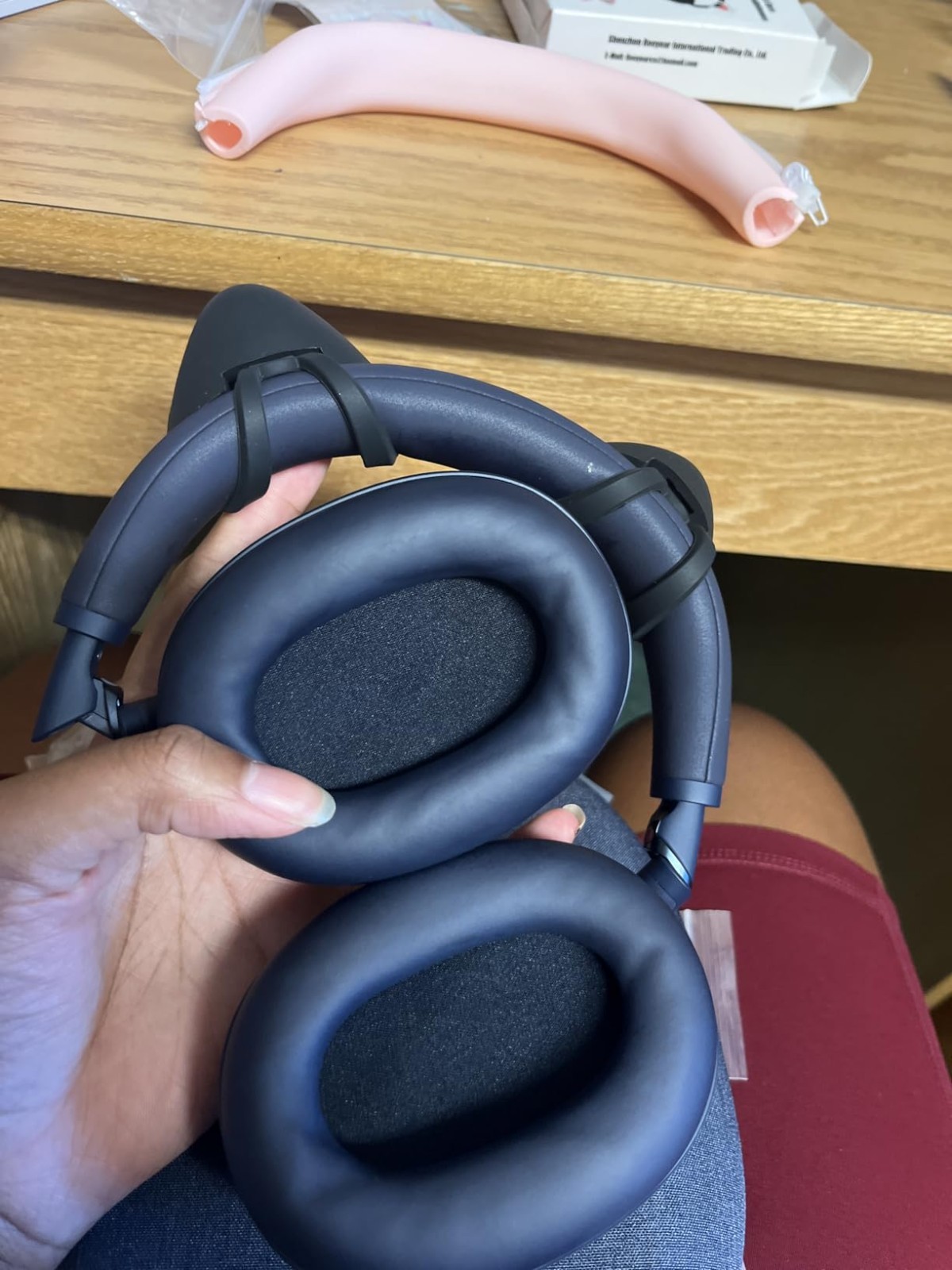 Lively Cat Ears for Headsets – Perfect Accessory for Gamers in Black & Pink