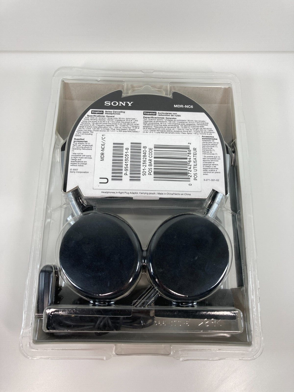 Sony MDR-NC6 Noise Canceling Headphones