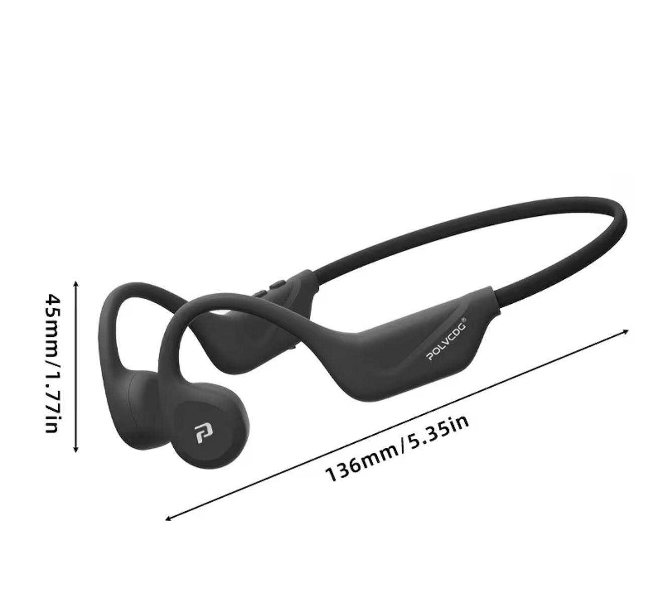 Open Ear Bone Conduction Wireless Sports Headphones for Running Cycling Gym