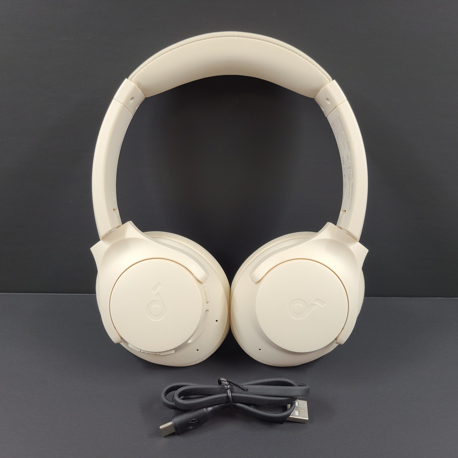 Soundcore Q20i Wireless Bluetooth Noise Canceling Headphones – Beige Grade A