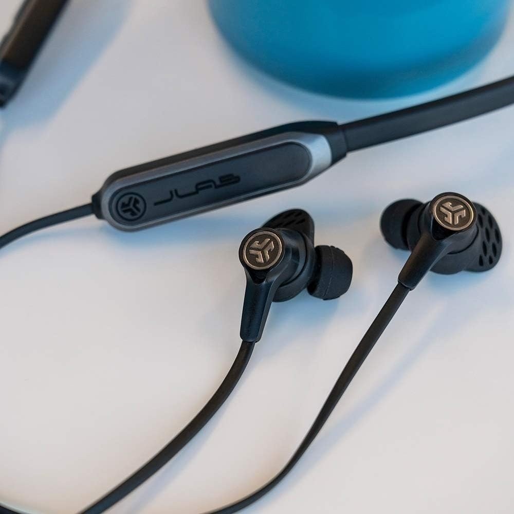 Jlab EPIC ANC WIRELESS In-Ear Neckband Earphone Black – Used- Short battery life
