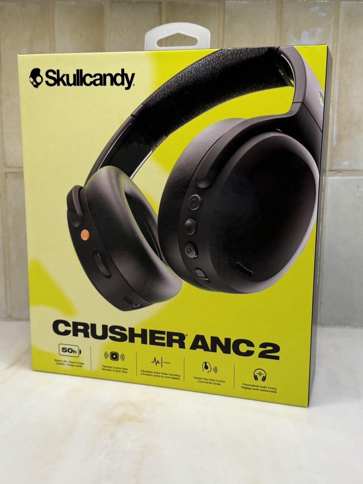Skullcandy Crusher ANC 2 Noise Canceling Wireless Headphones Black + USB-C