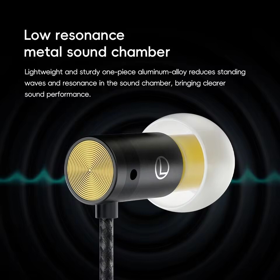 HiBy Yves 6mm Micro-dynamic Ti-plated HiFi Earphones High-magnetic Driver