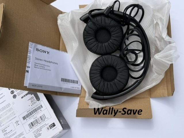 Sony MDR-ZX110 Headphones Stereo Extra Bass Monitor Over-Head Headphone Wired