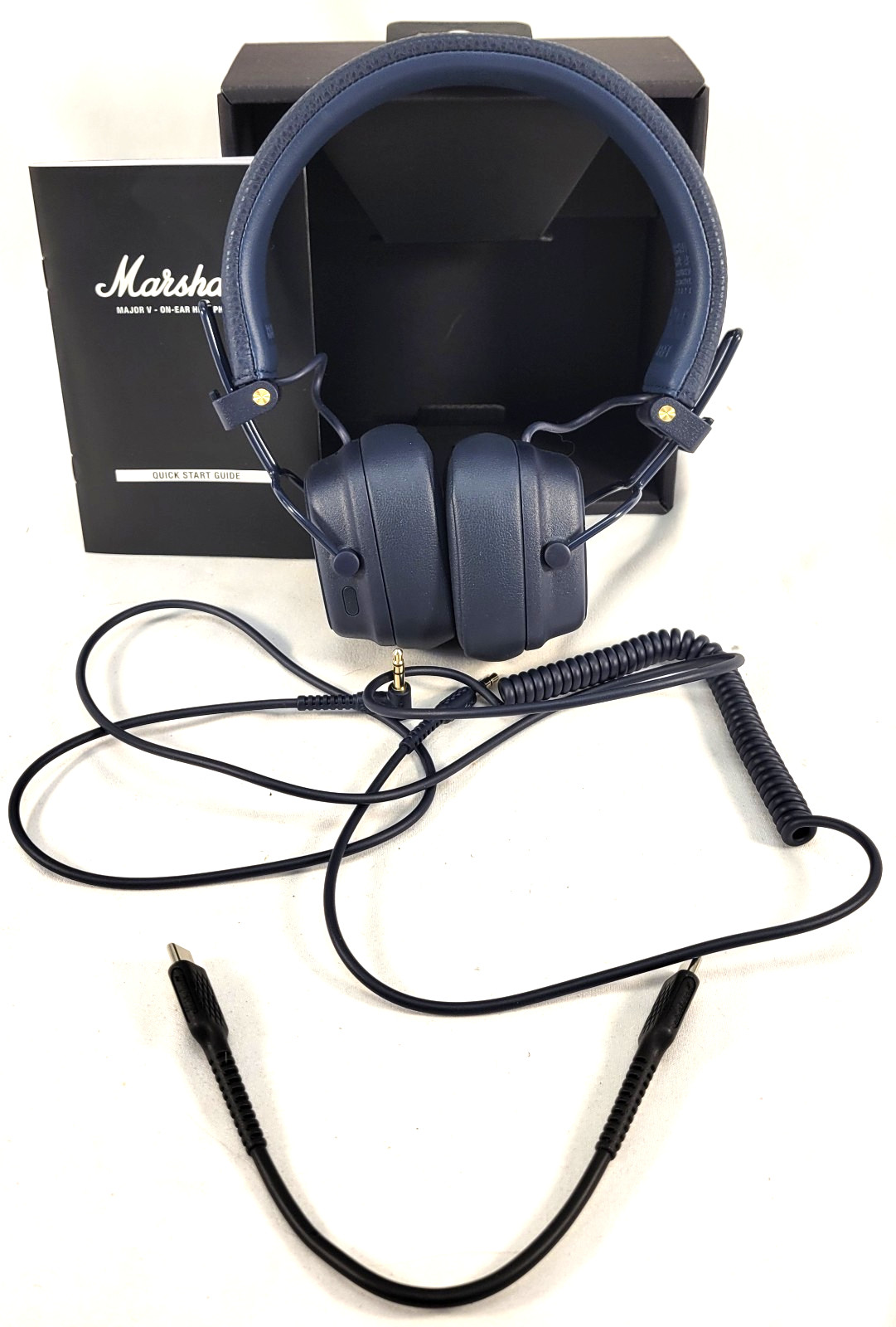Marshall V Headphones Midnight Blue