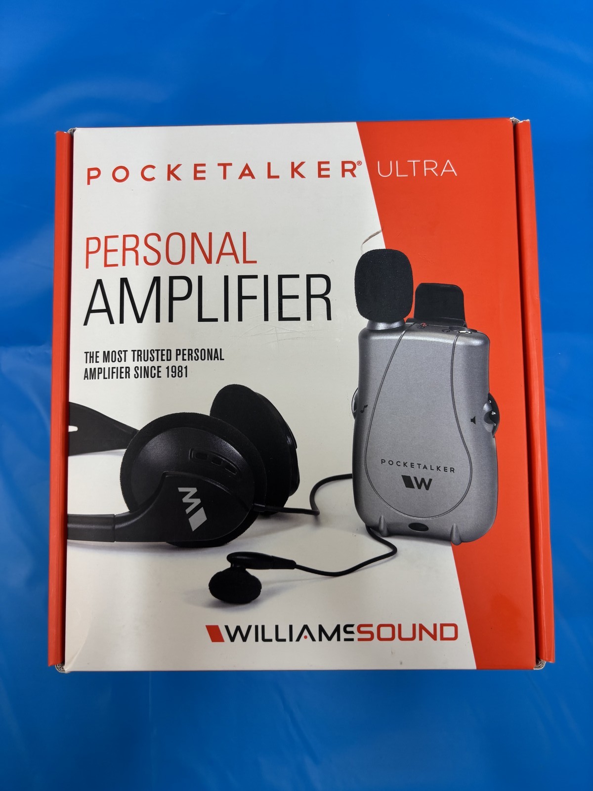 Williams Sound Pocketalker Ultra Personal Sound Amplifier PKT D1 EH
