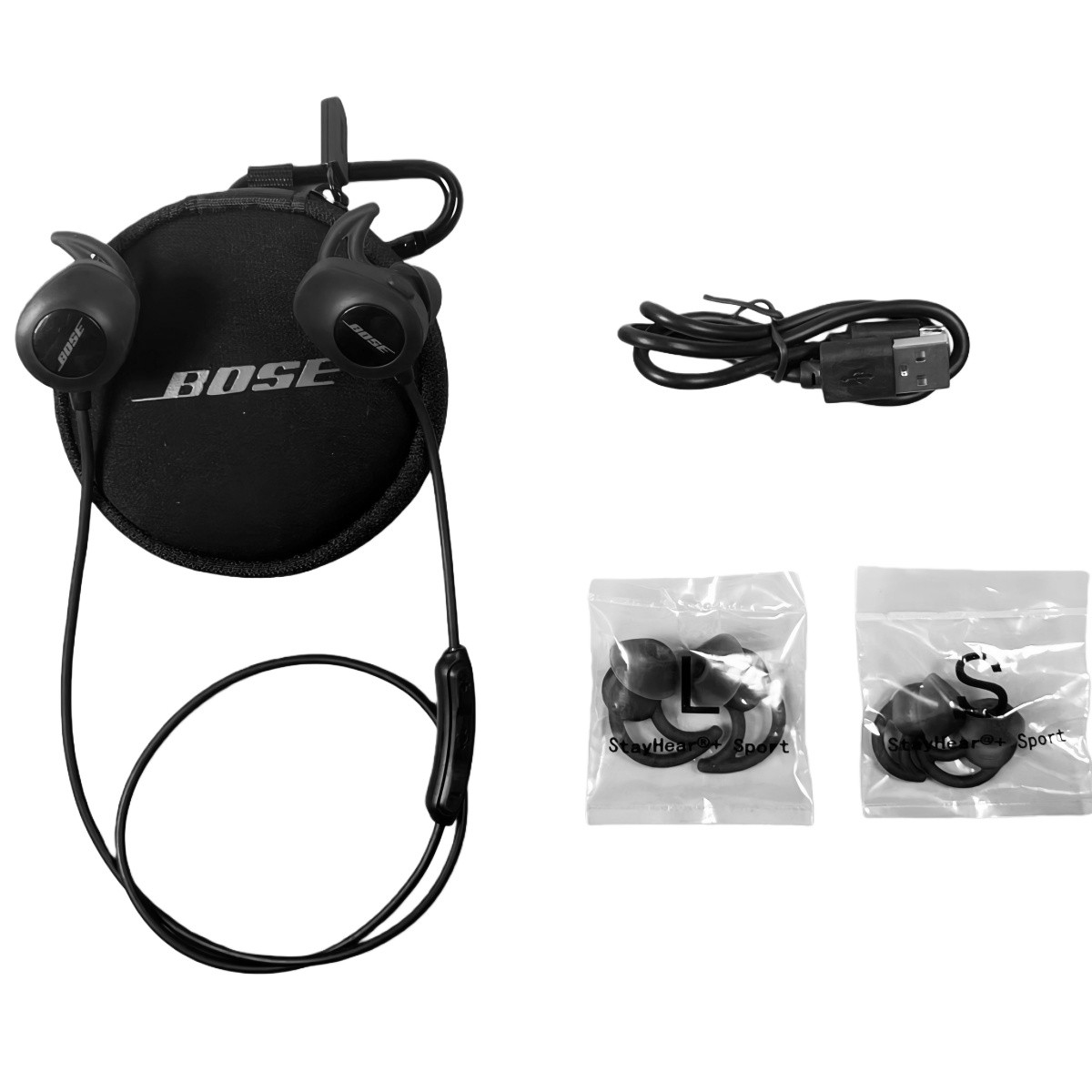 Bose SoundSport Wireless In Ear Earbuds Bluetooth Sport Headphones Black