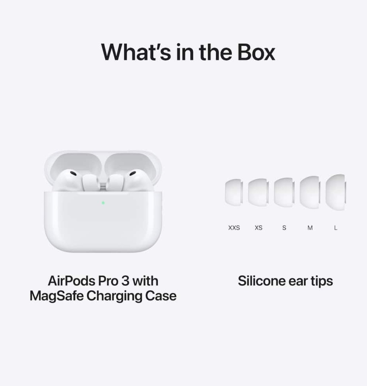 NEW Apple AirPods Pro 3 Active Noise Cancelling Earbuds – White MFHP4LL/A