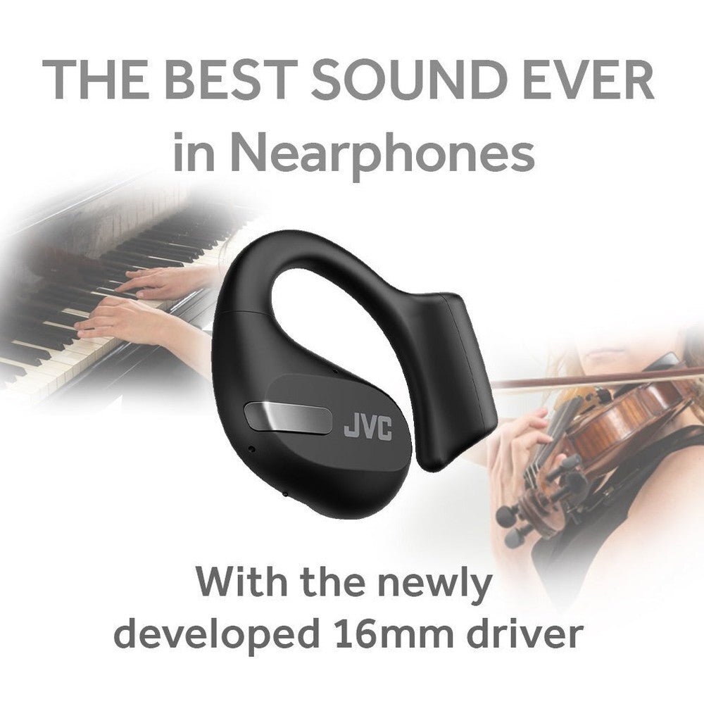 JVC New Nearphones Open Ear True Wireless Headphones – HANP50T