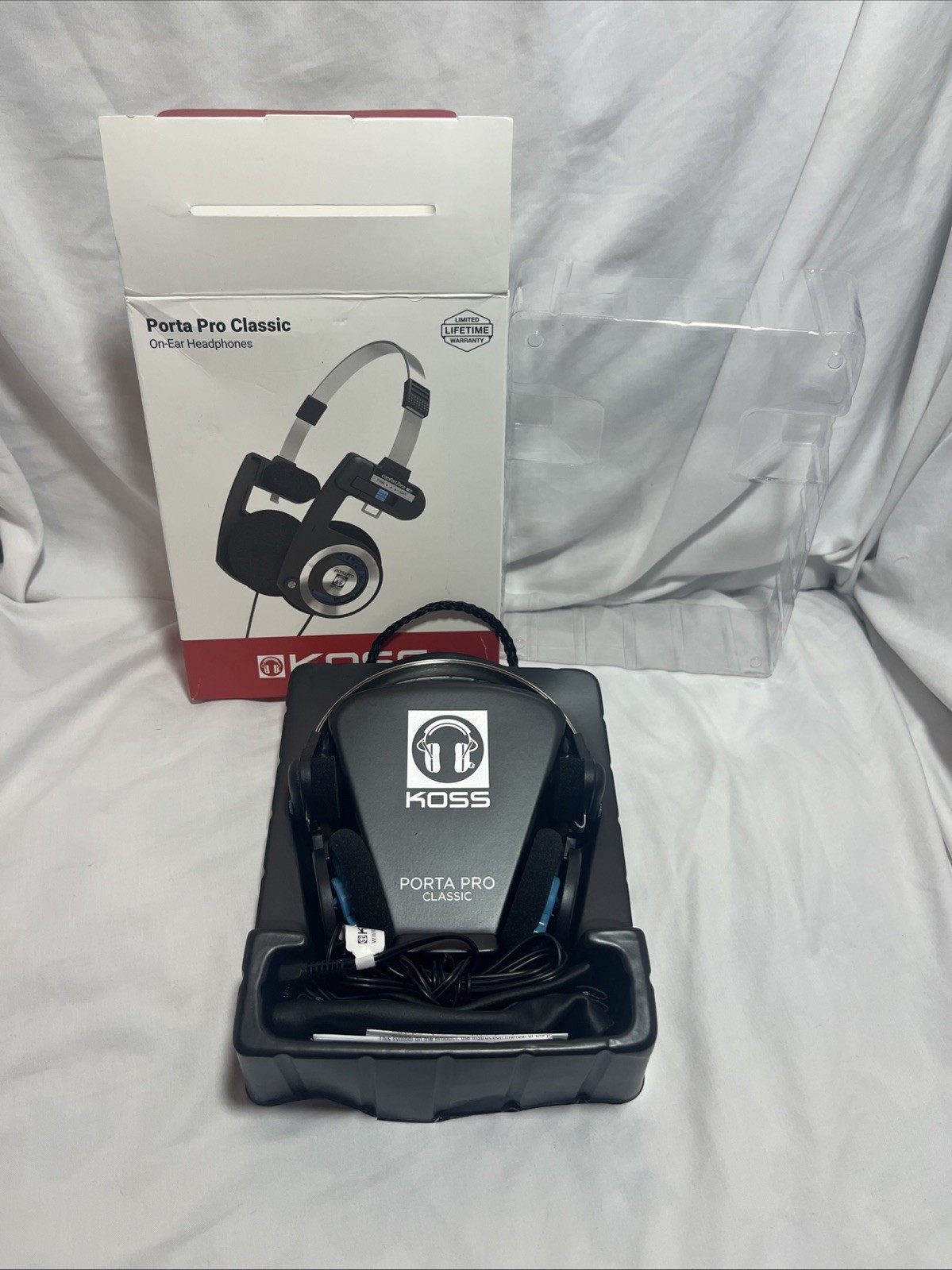 New Koss Porta Pro Classic On-Ear Headphones, Retro Style, 3.5mm Wired Plug