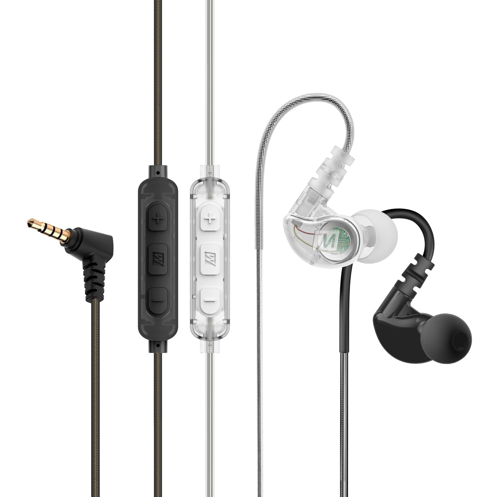 MEE audio M6 In-Ear Sports Headset with Memory Wire and 3-button Remote