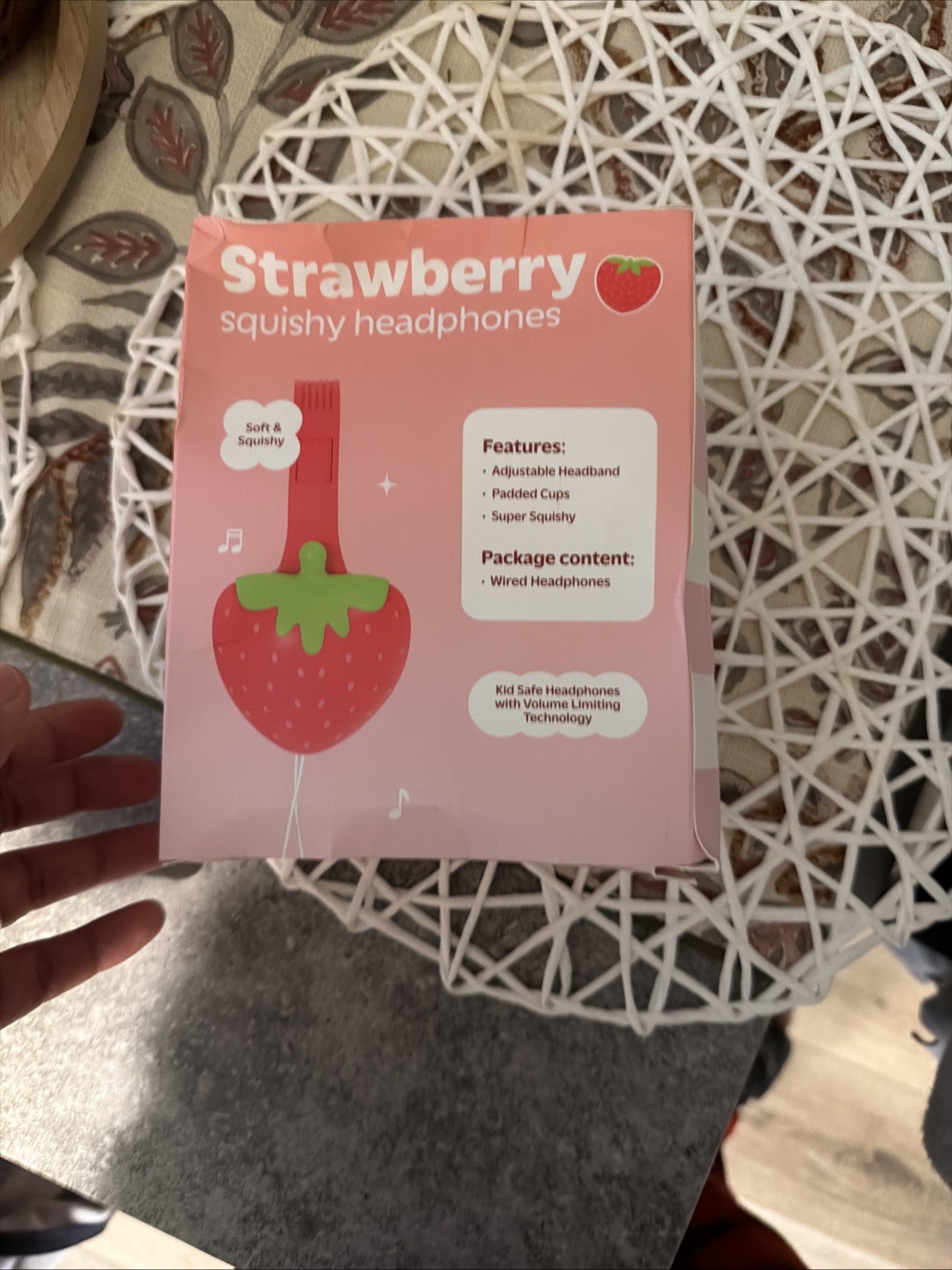 Strawberry Squishy Headphones Soft And Squishy