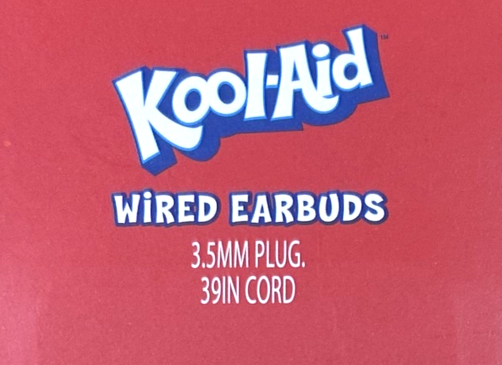 Kool Aid 3.5mm Jack in Ear Headphones w/ Mic & Volume Control for most Devices