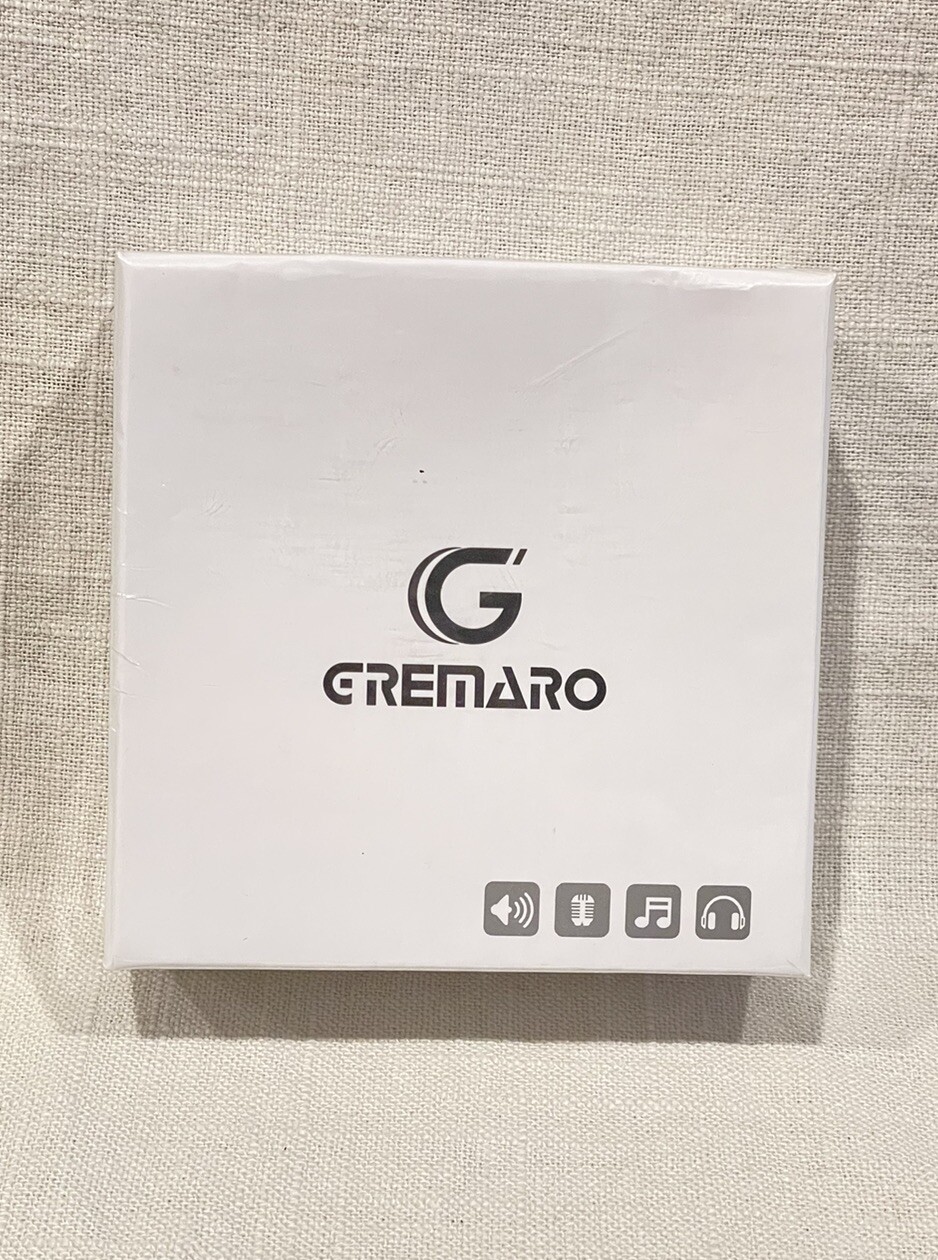 Gremaro Earbuds Headphones w/ Microphone Noise Cancelling Earphones Wired Brown