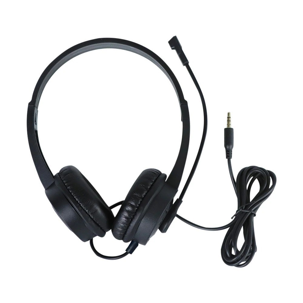 Comfortable Over Ear Headphones with 3.5mm Plug Corded for Music Calls Study