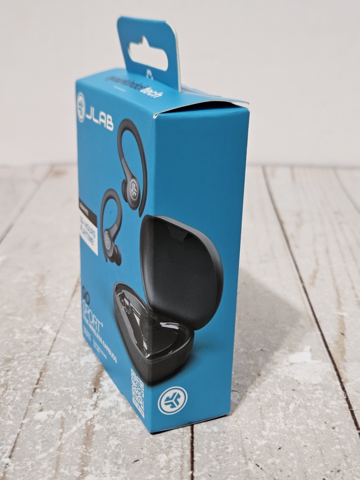 JLab Go Sport + True Wireless Bluetooth Earbuds Graphite Earhook Sport Fit New
