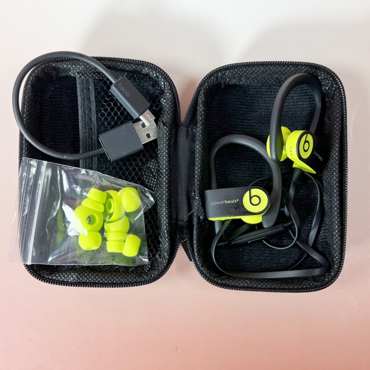 Beats by Dr. Dre Powerbeats 3 Wireless In-Ear Bluetooth Headphones Black Green