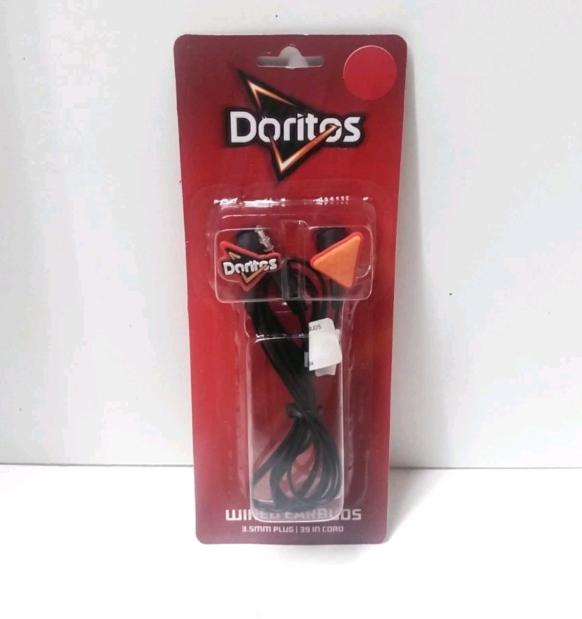 DORITOS EarBuds. Standard Jack 3.5mm. Snack Themed Headphones