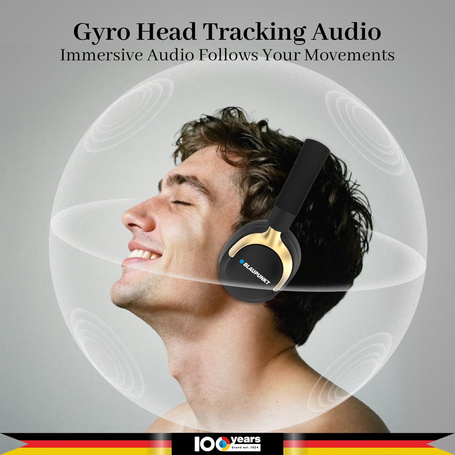 Blaupunkt BH71 Moksha India’s 1st Hybrid ANC Gyro Head Tracking BT Headphone
