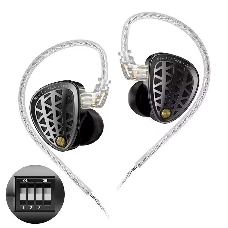 KZ Zenith Earphones New Generation Dynamic Driver Unite Headests Hifi Music Ear
