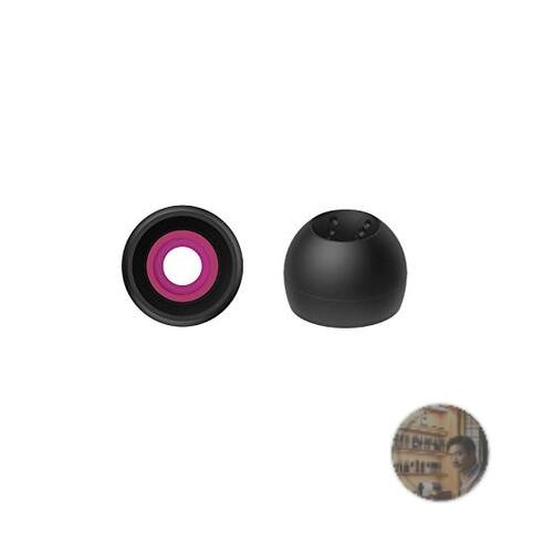 JVC EP-FX10M-B Spiral Dot++ Replacement Earpieces M Size Black 4-Pack Japan