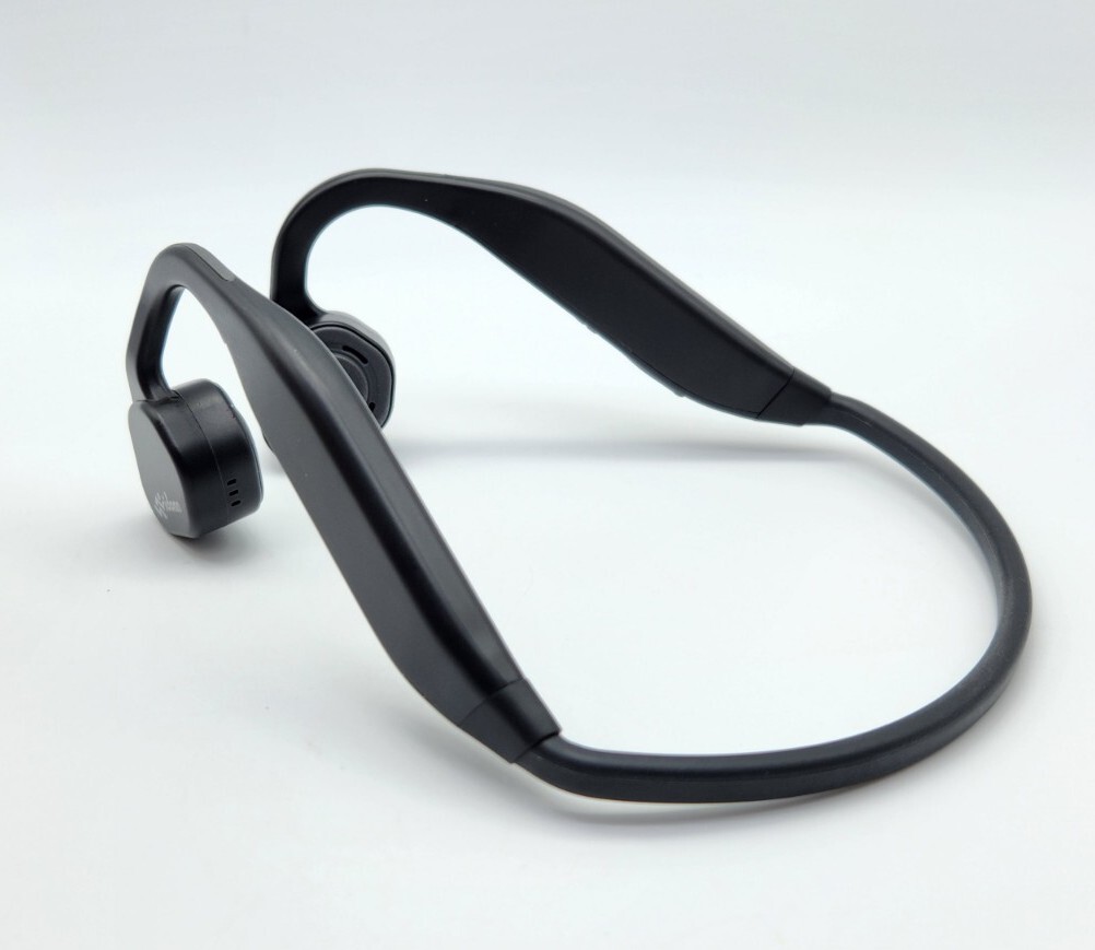 Idonn Bone Conduction Wireless Headphones Headset, Charcoal Gray