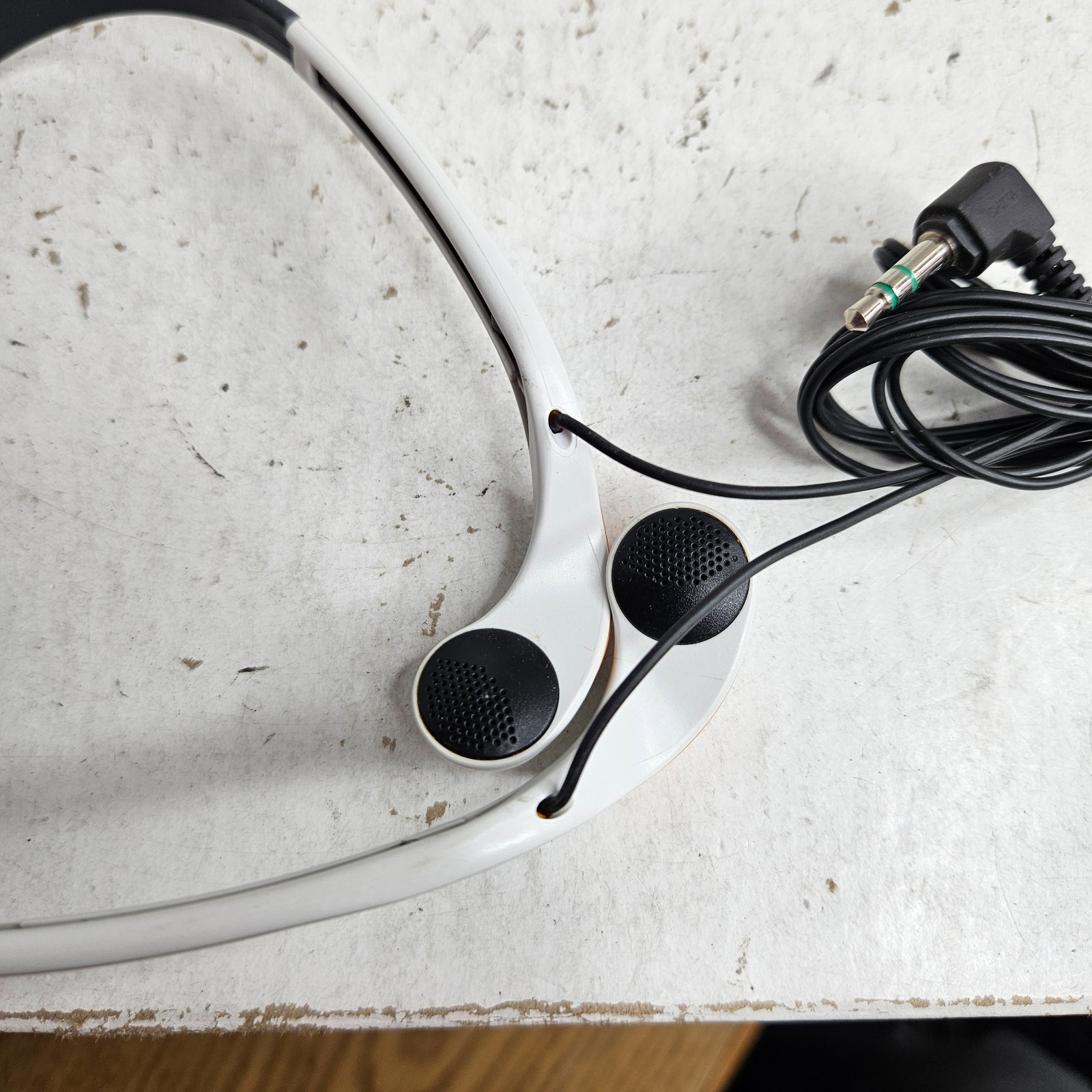 Sony MDR-W014 Vintage Headphones Over-the-Ear Neckband Wired Tested Works