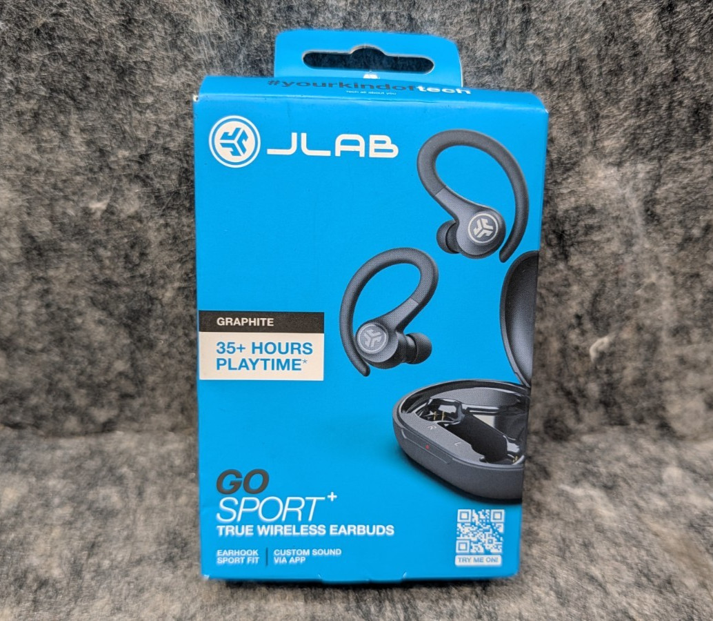 JLab GO Sport+ Bluetooth Earbuds, True Wireless, Gym Headphones 🔥New/Sealed🔥
