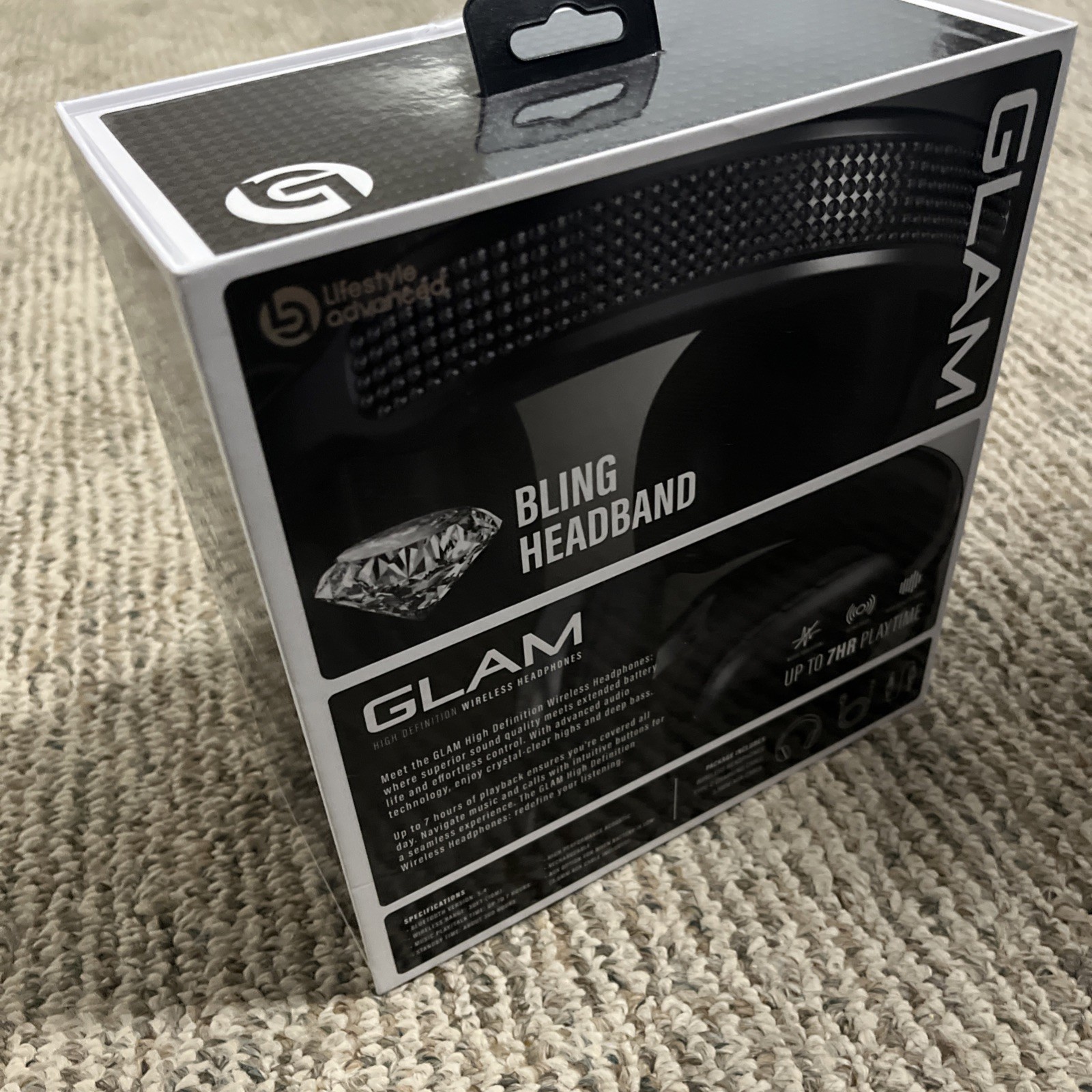 Glam High definition headphones bluetooth wireless