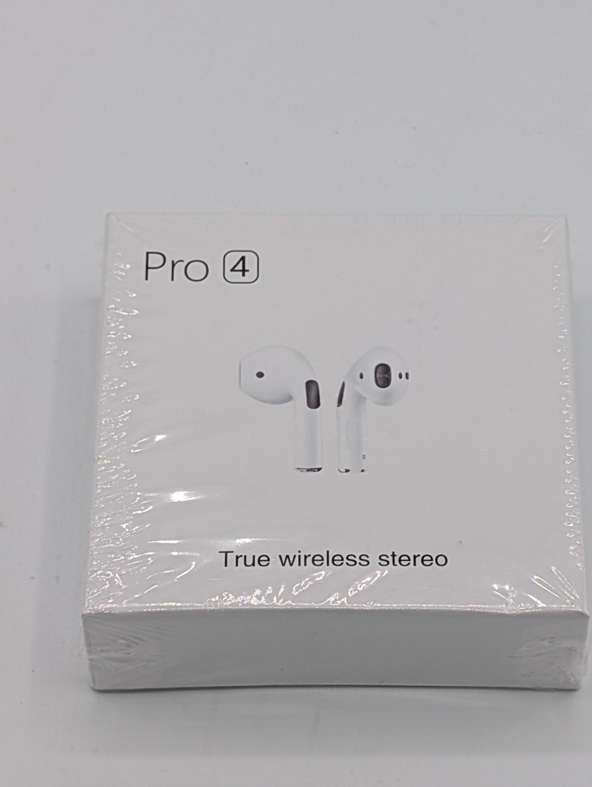 BNIB White Pro 4 TWS True Wireless Stereo 2.4 GHZ earbuds W/Charging Case 120hrs