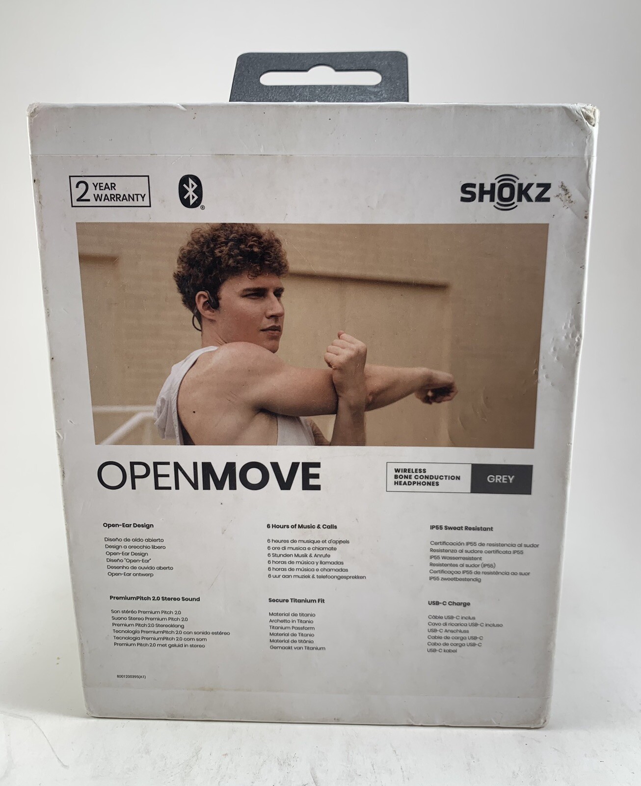Empty Box SHOKZ OpenMove Grey Wireless Bone Conduction Headphone S661 *box only*