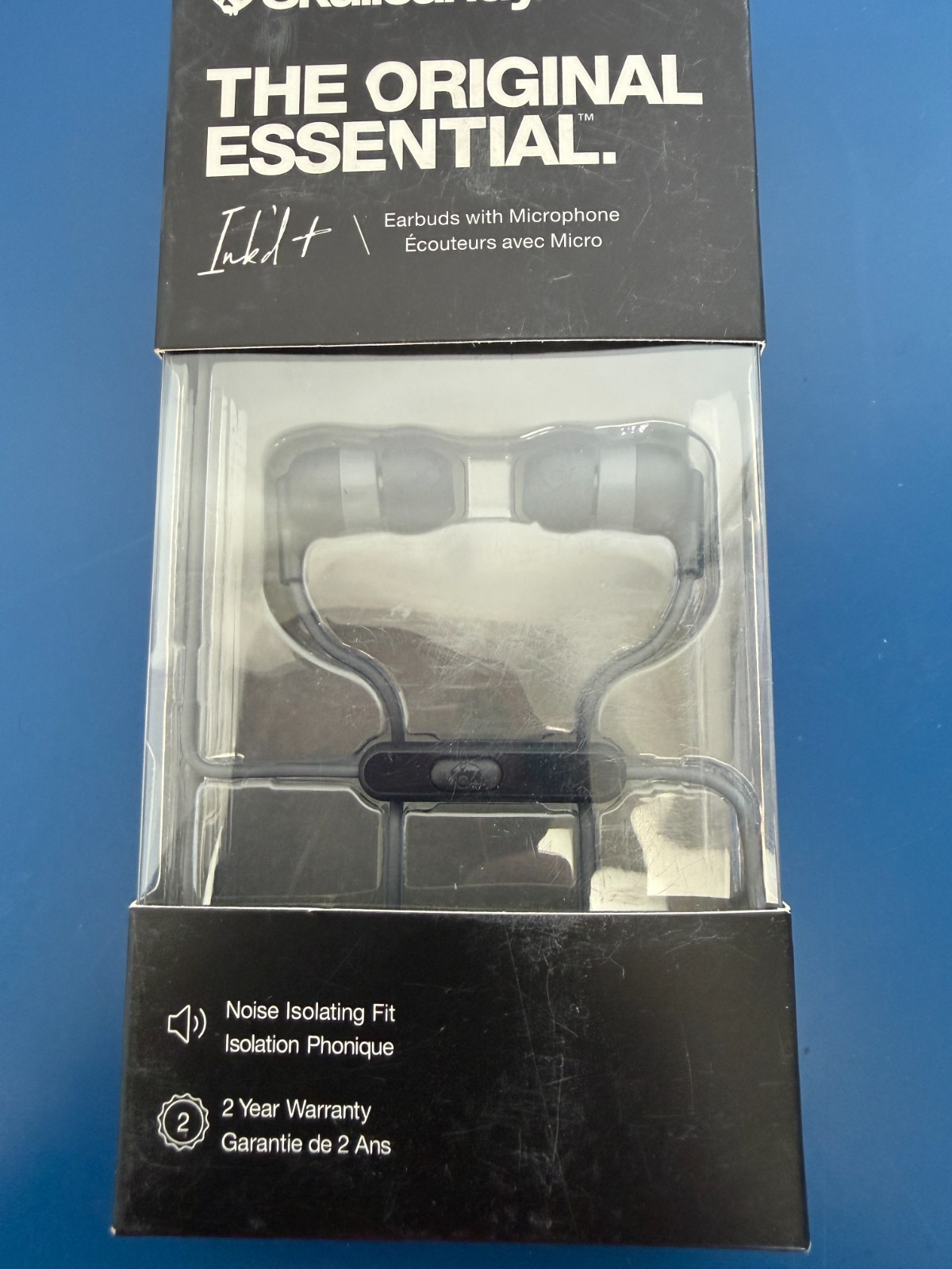 NEW Skullcandy Ink’d+ Plus Wired Earbuds Android Earphones with Mic 3.5mm Black