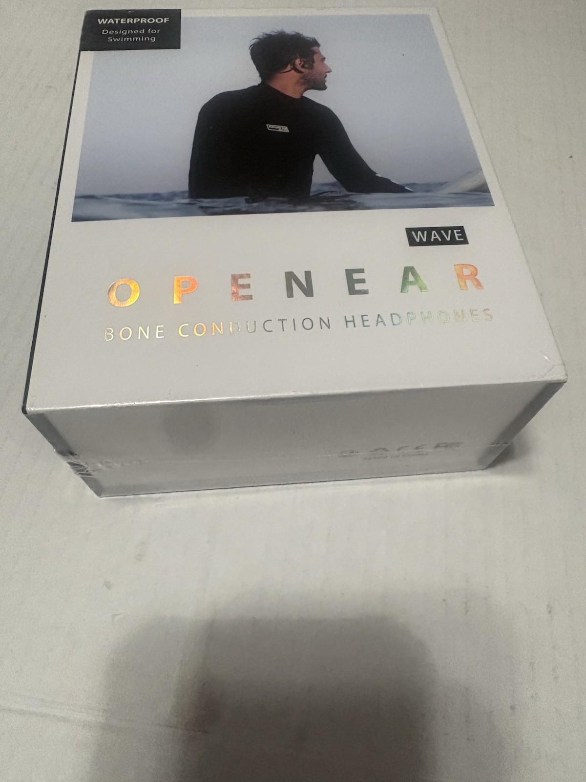 Openear WAVE IP68 Waterproof Bone Conduction Bluetooth Headphones Black Orange
