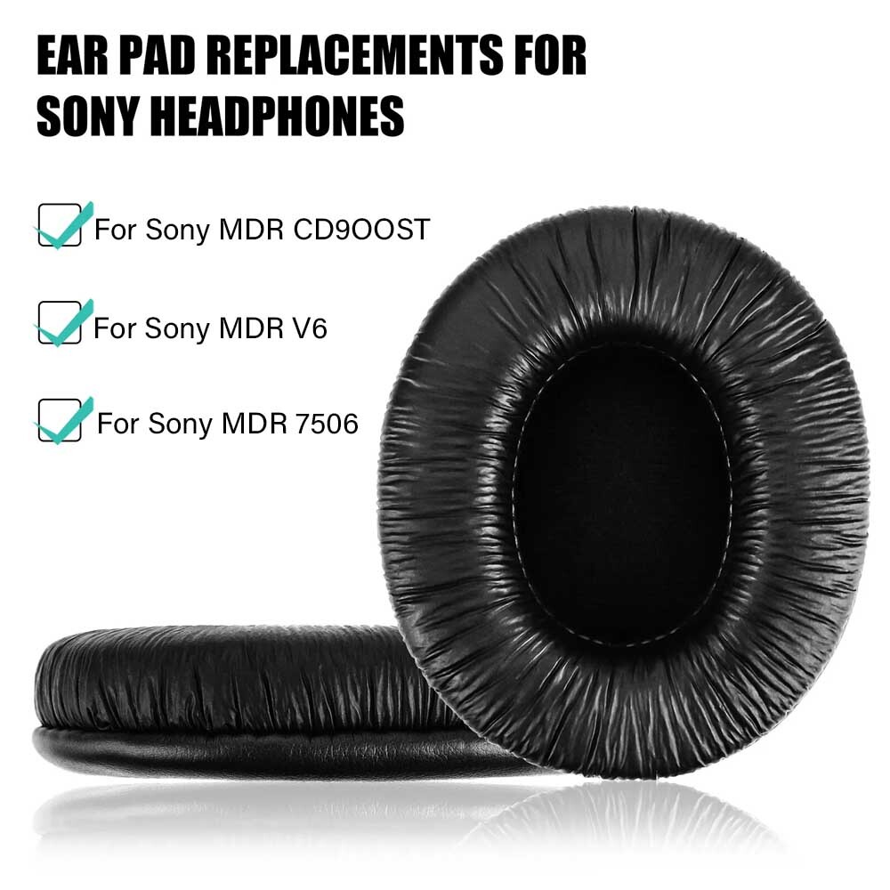 4/8Pcs Replacement Ear Pads Cushion For Sony MDR-7506 MDR-V6 MDR-CD Headphones