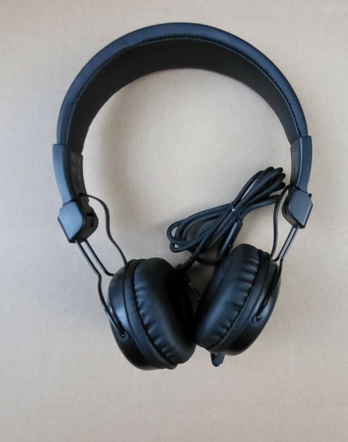 JLab Studio Wired On-Ear Headphones – Black