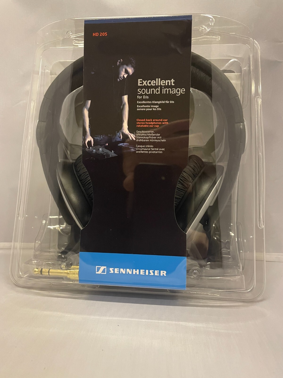 Sennheiser HD 205-II Headband Headphones – Black/Silver BRAND NEW SEALED