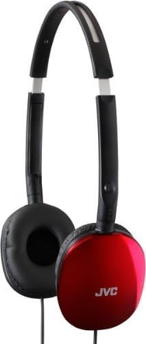 Victor HAS160R Foldable Flat Headphones Closed Type Red
