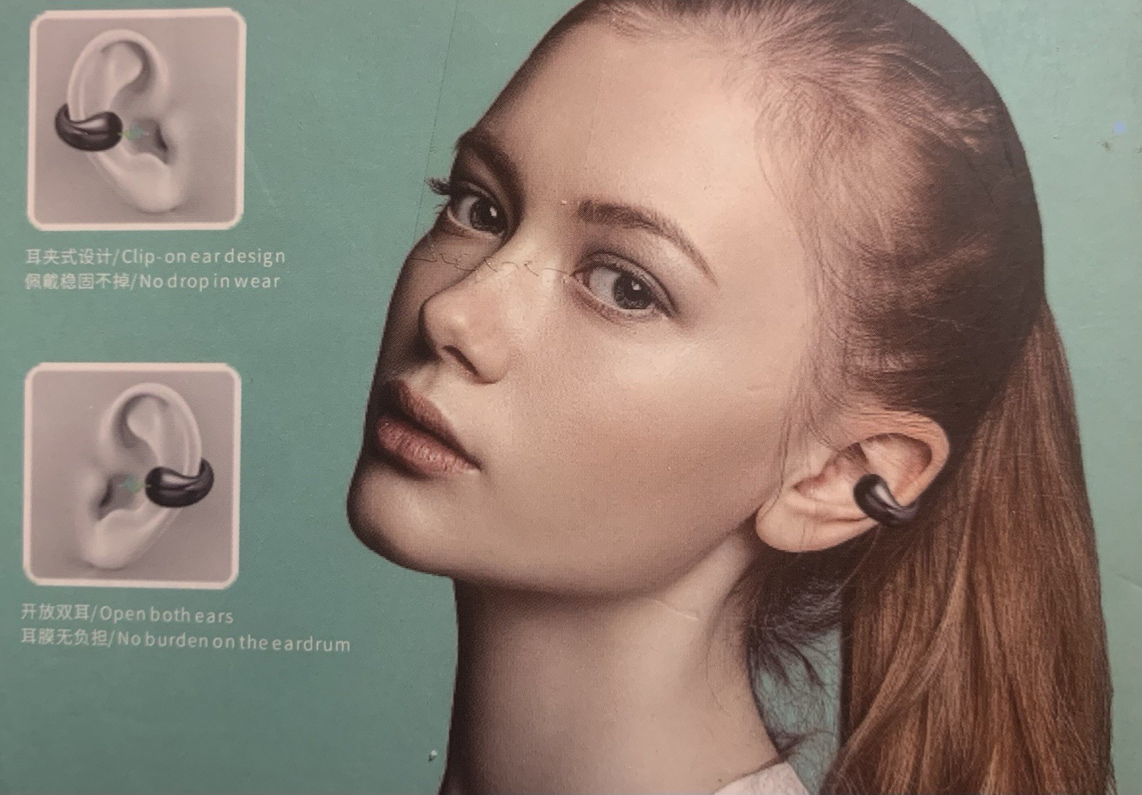 YYK-Q92 Clip On / Open Listening Wireless Headset