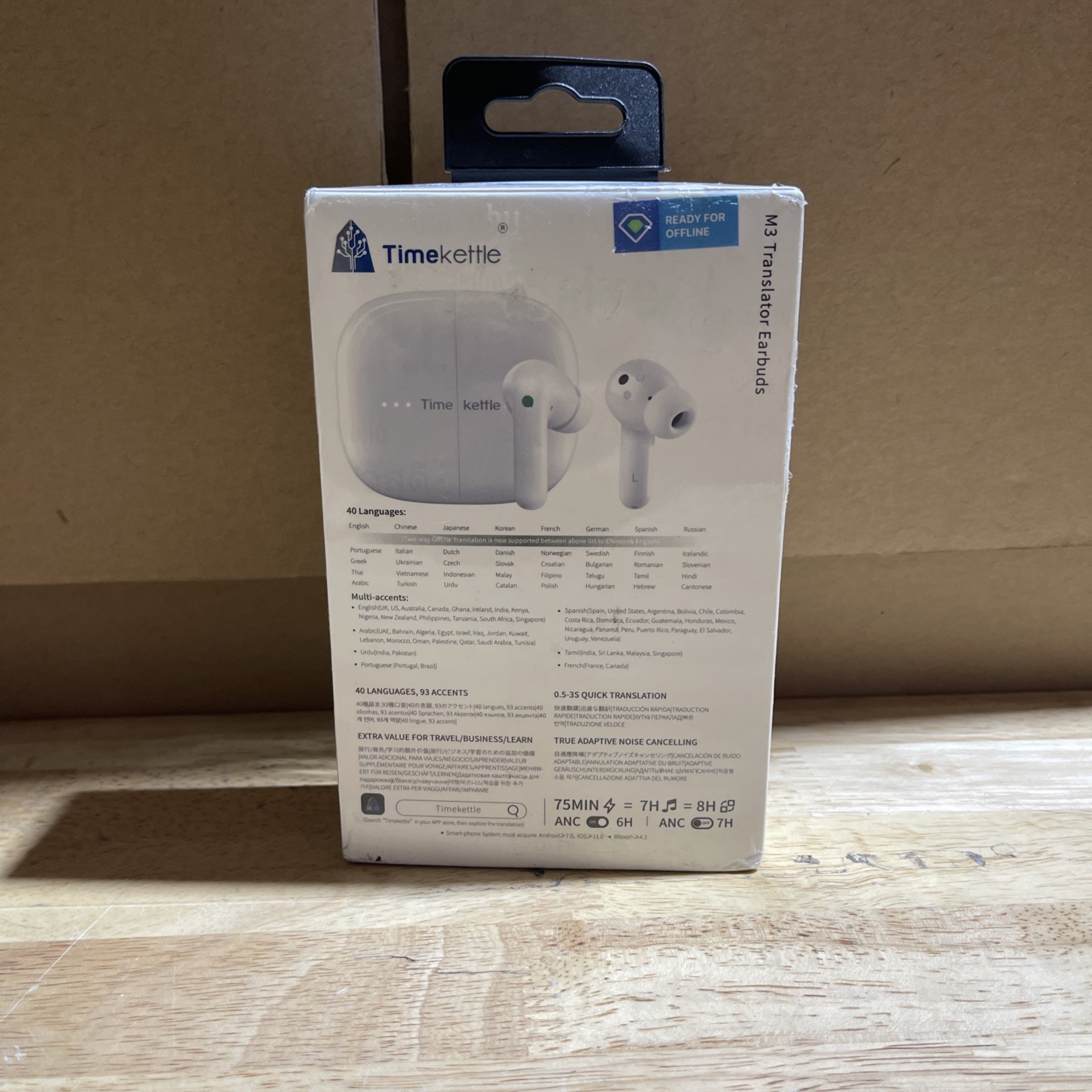 +Timekettle M3 Translator Earbuds – 40 languages – New/Sealed