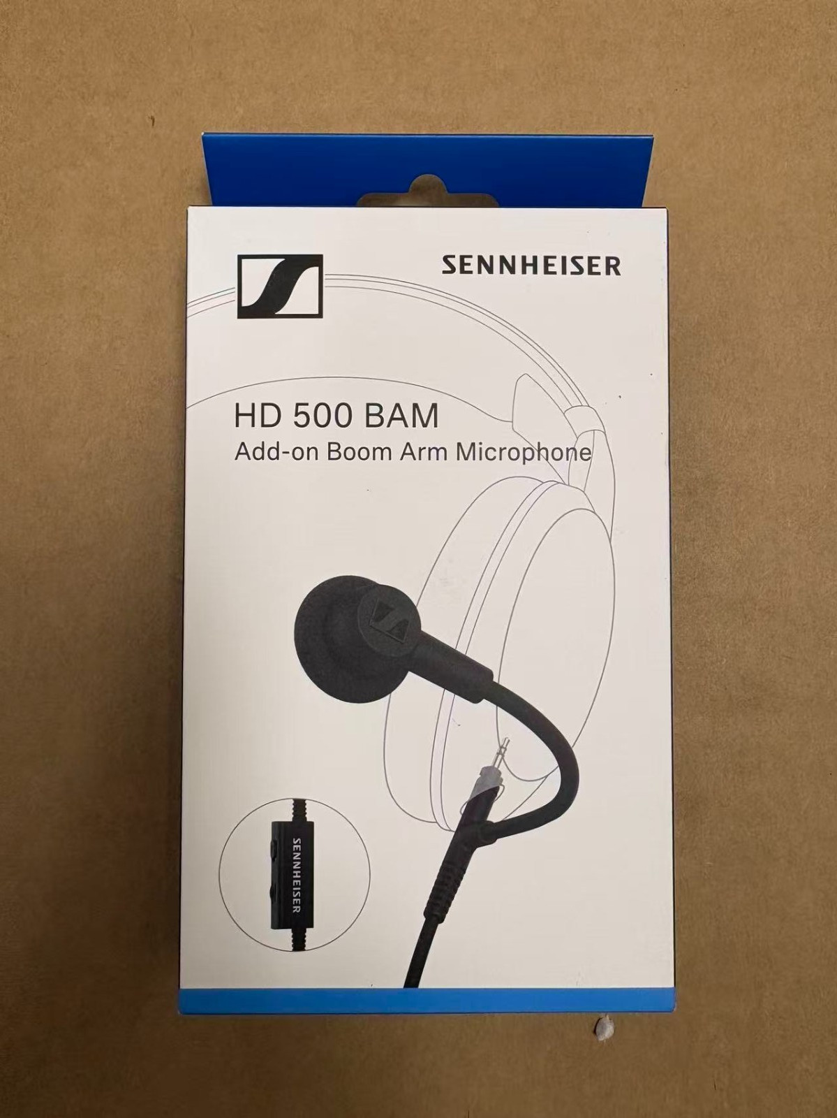 Sennheiser HD 500 BAM Boom Microphone 3.5mm Mute Volume Gaming. NEW