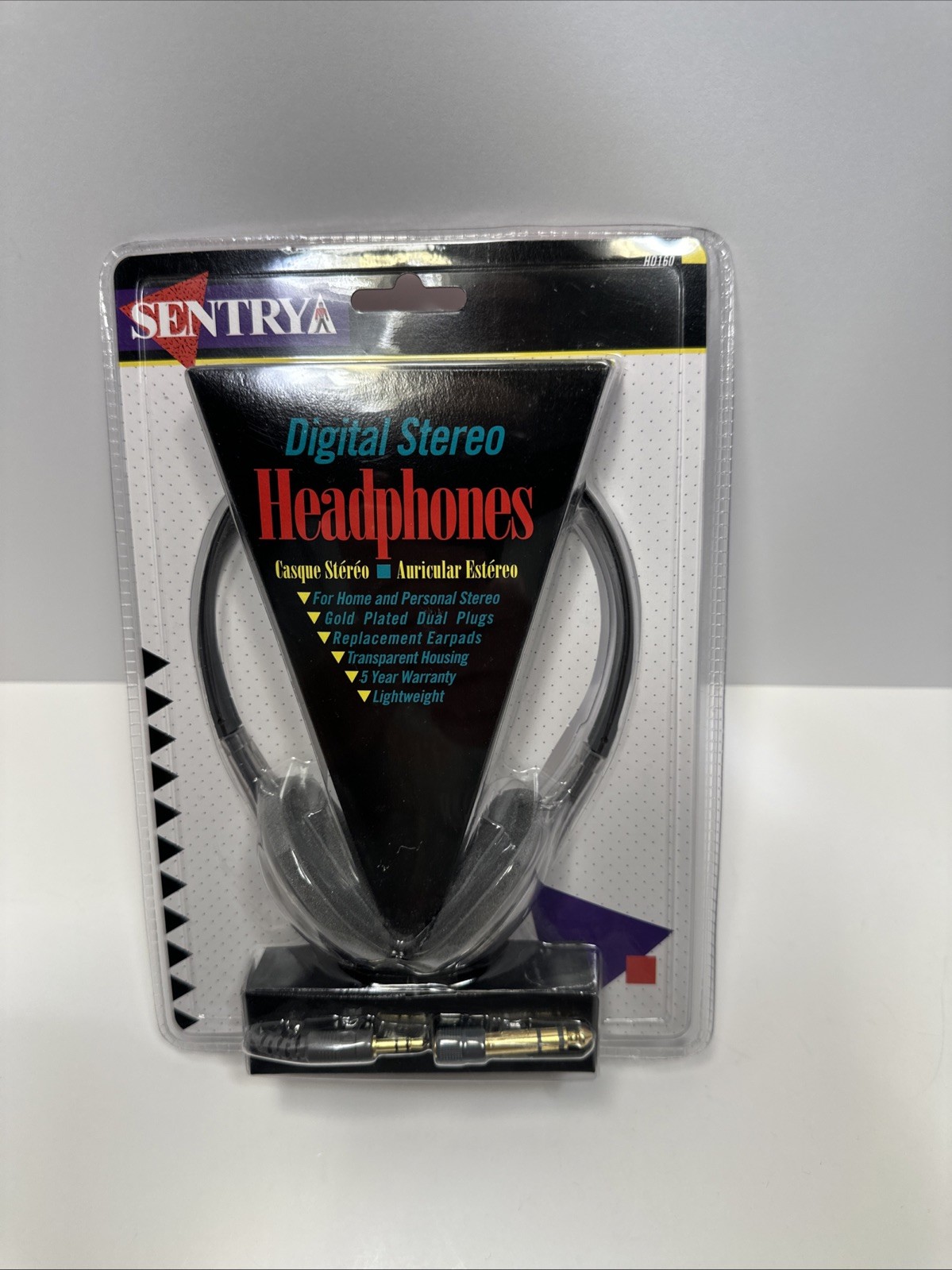Sentry Digital Stereo Headphones Cord NIP VTG Collectible Old School