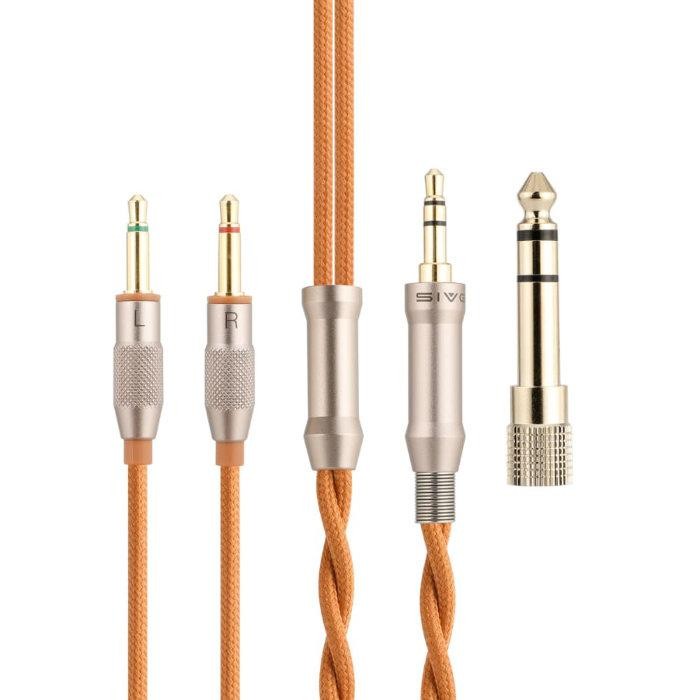 SIVGA SV021 Pro Beechwood Closed Back HiFi Headphones Wired 50mm OFC Cable