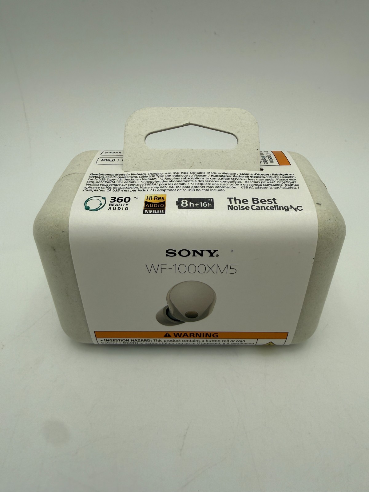 Sony WF-1000XM5 True Wireless Noise Canceling Bluetooth Earbuds Silver New