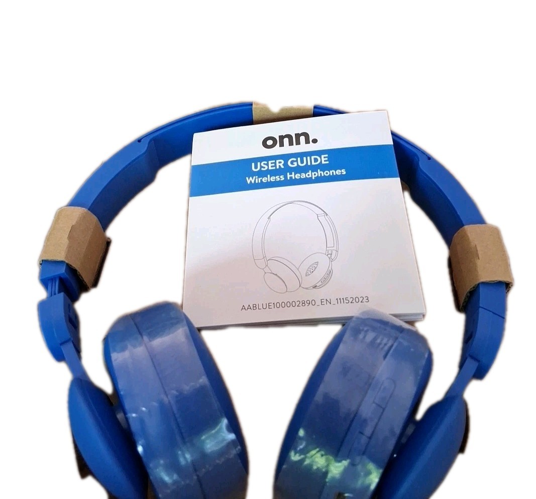 Groove Onn Wireless on Ear Headphones Bluetooth Microphone 33ft Range New OB