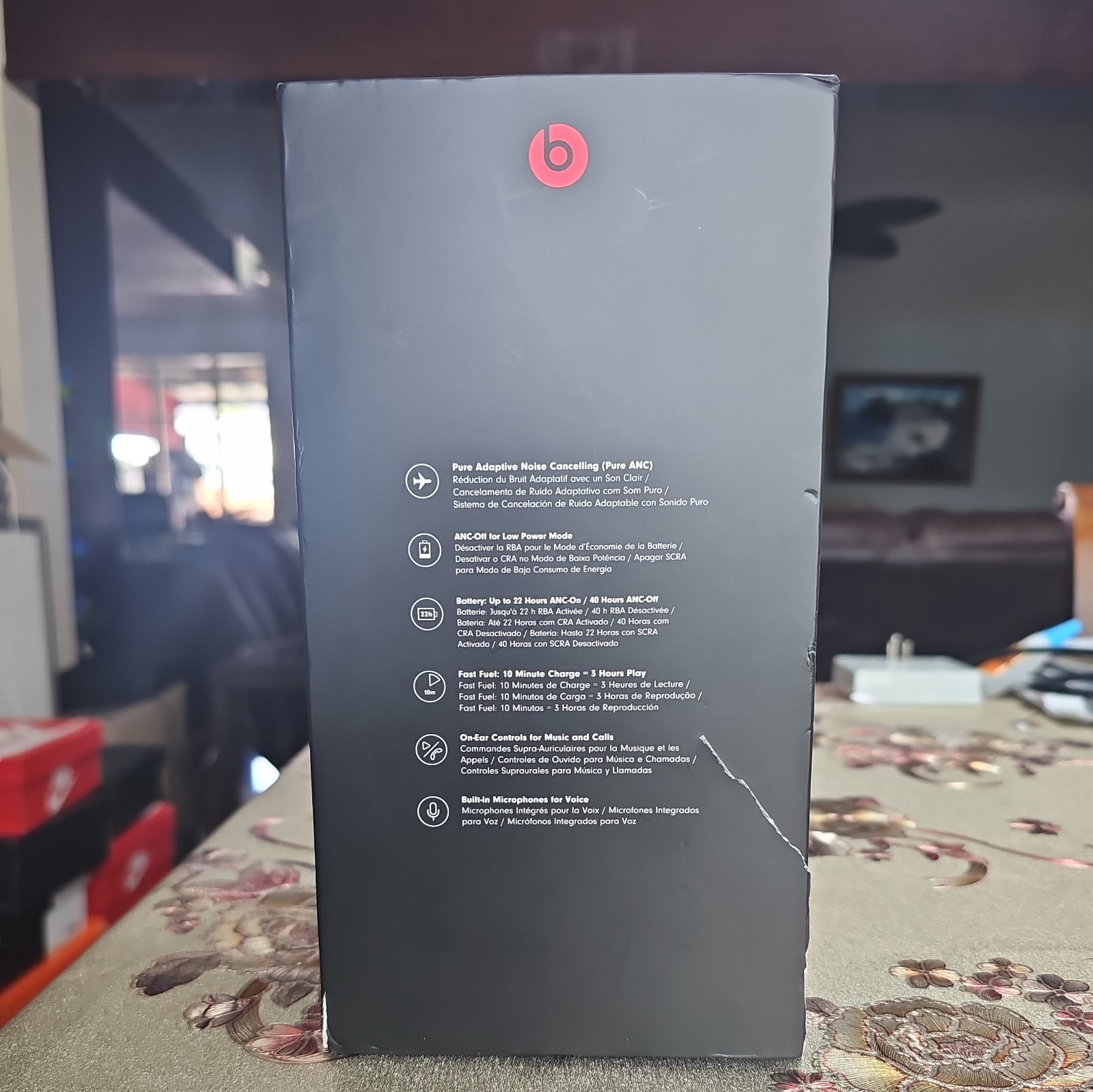 Beats by Dr. Dre Studio3 Over the Ear Wireless Headphones – Black