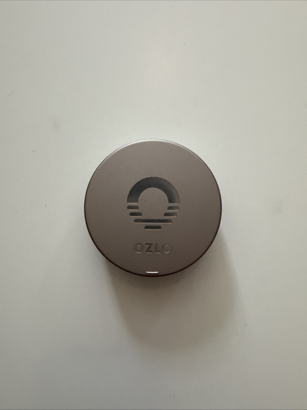 Ozlo Gray Active Noise Cancelling Sleepbuds Headphones – White Earbuds, Metallic