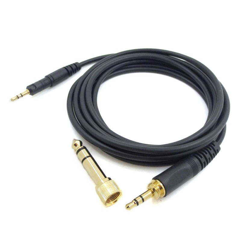 3.5mm Extended Coiled Dj Cable for ATH M50X M40X Headphone Cable 6.5mm Adapter