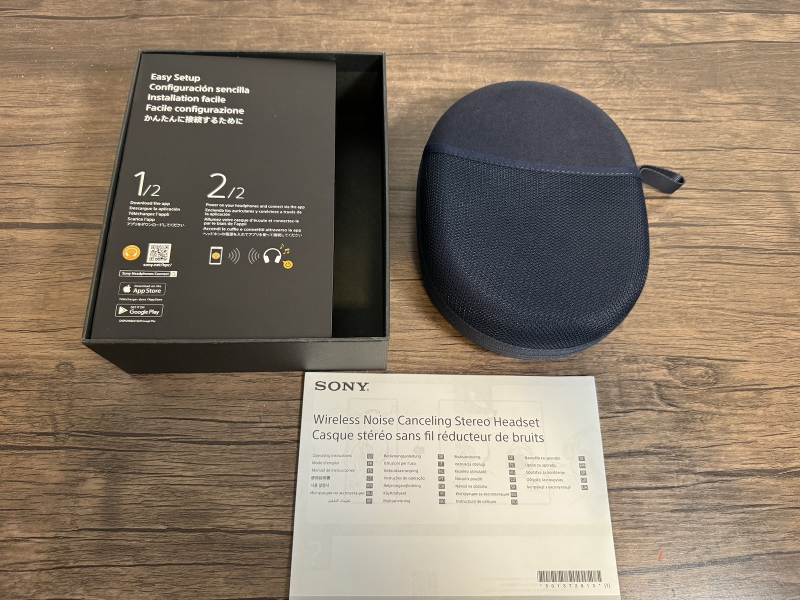 Sony WH-1000XM4 Wireless Noise Canceling Overhead Headphones BLUE NEW OPEN BOX
