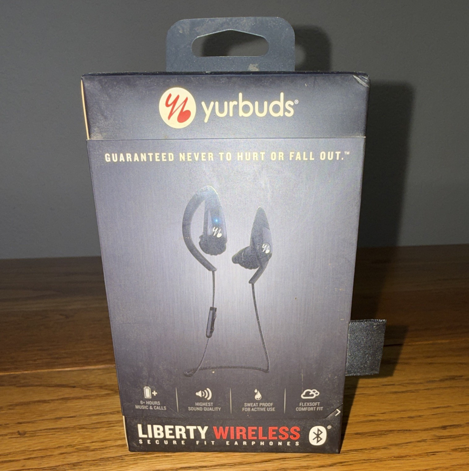 yurbuds Liberty Wireless In-Ear Bluetooth Ear-Hook Earbuds Mic Black